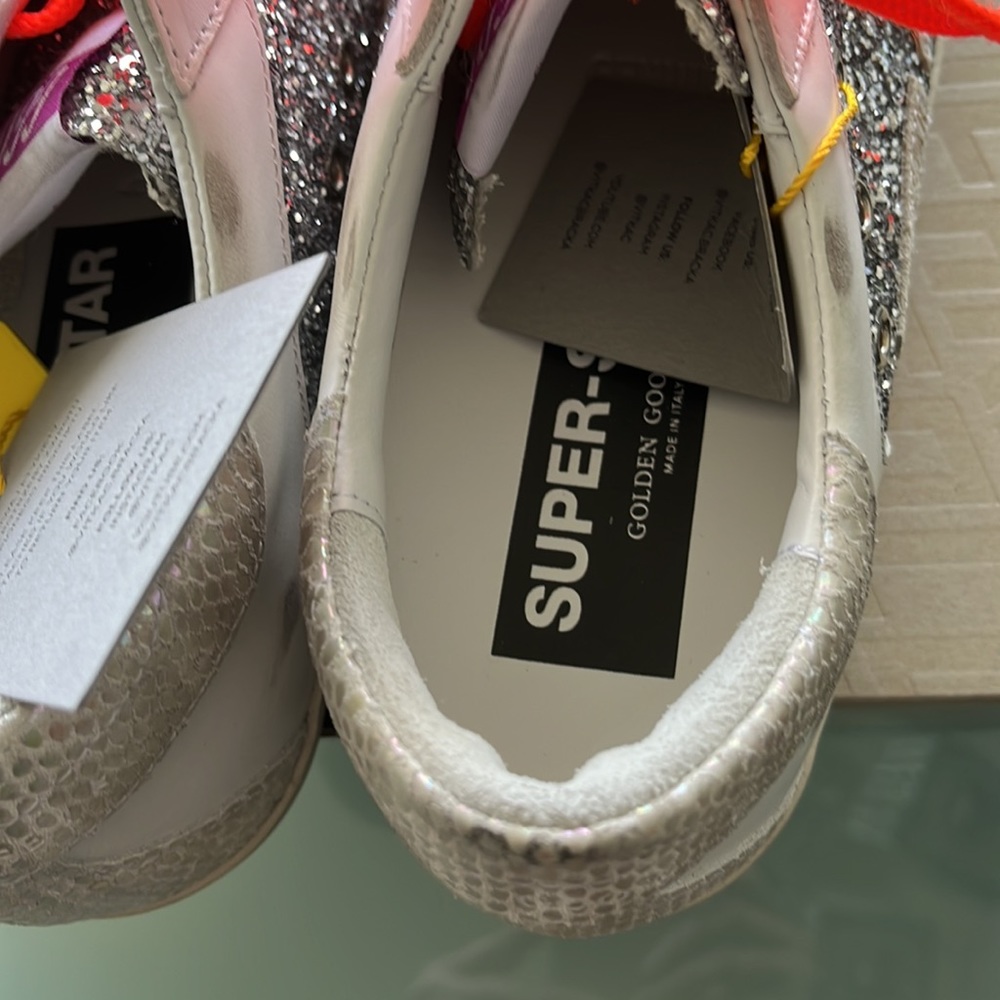 COPY - Golden ghost deluxe woman sneakers size 40 glitter - Picture 7 of 8